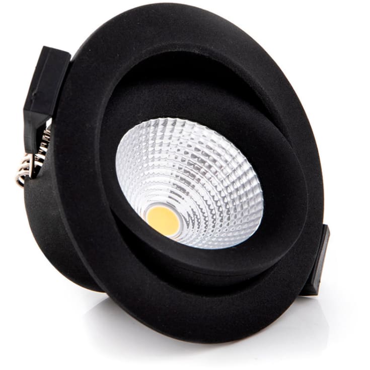 The Light Group One 360° SunLike  indbygningsspot, 3000K, sort