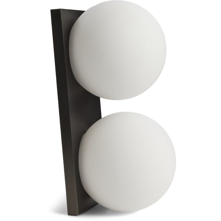 Antidark Palla væg- og loftlampe, titanium, stor model