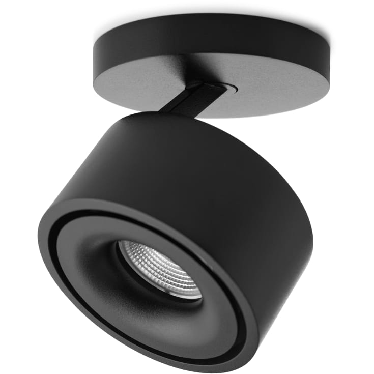Antidark Easy Braccio W100 påbygningsspot, sort