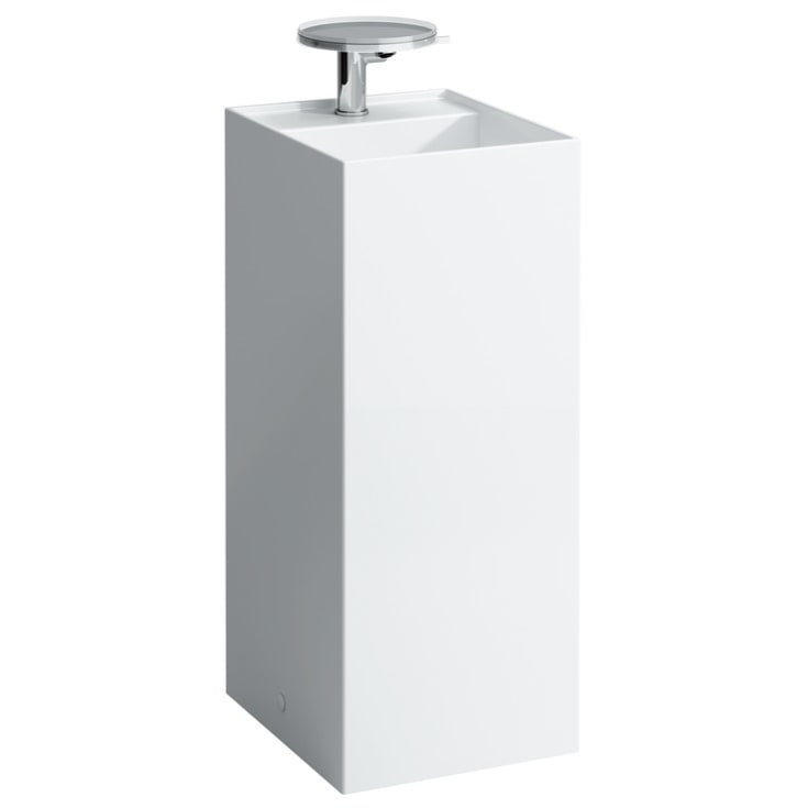 Kartell Laufen servant, 37,5x43,5 cm, hvit