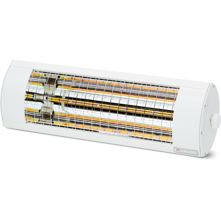 Solamagic Eco+ Pro terrassevarmer med 1400W i hvid