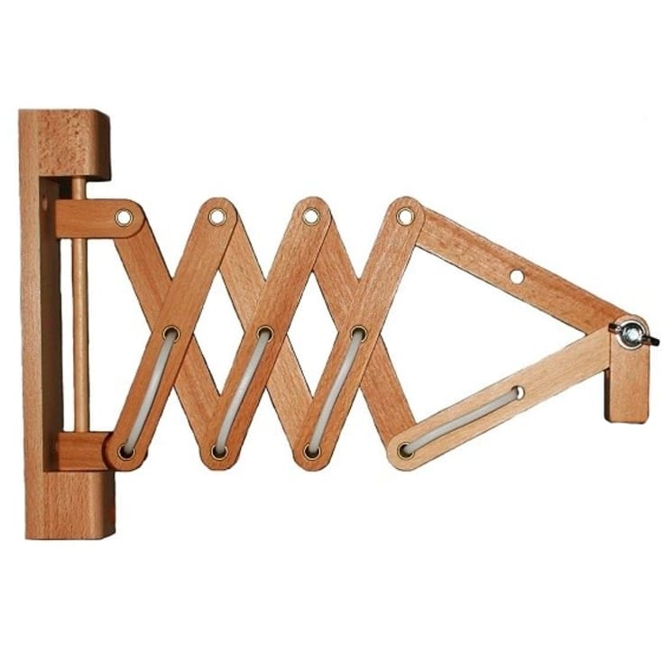 Alpe Design Sax sakselampe, mørkt træ, kun arm