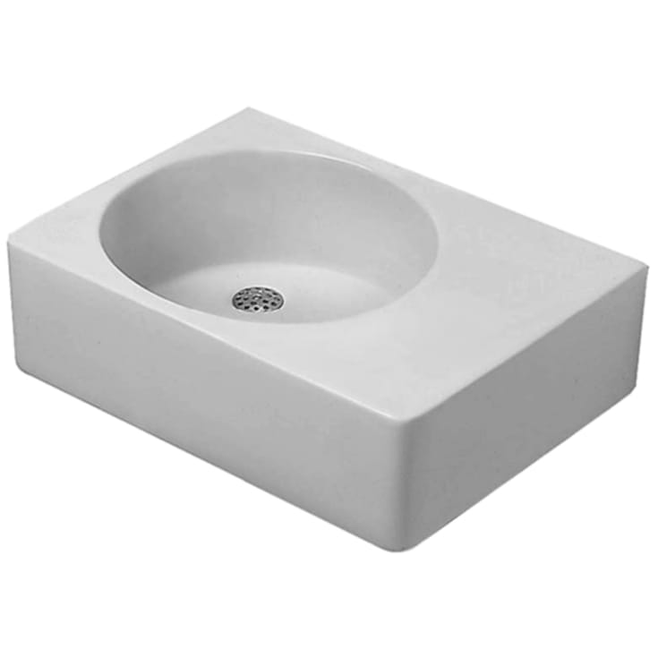 Duravit Scola tvättställ 61,5x46 cm, vänster, vit