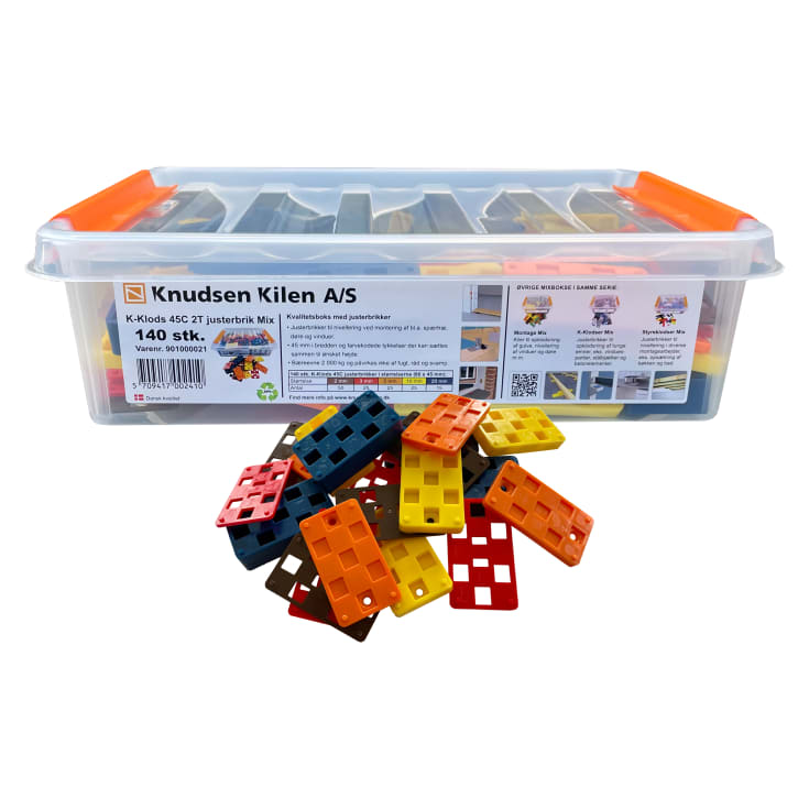 K-klods Justerbrik 45C, 2T, Mixbox, 140stk