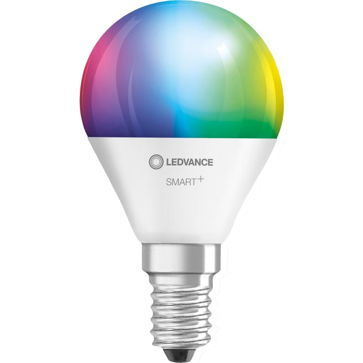 Ledvance Smart+ Wifi E14 kronepære, fargeendring + justerbar hvit, 4,9W, 1-pak