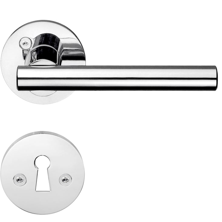Indendørsgreb DESIGN, poleret krom