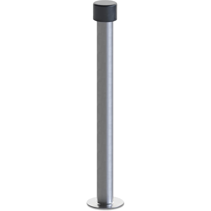 Randi 7601 Line18 dørstopper, ø22 x 200 mm, børstet rustfritt stål