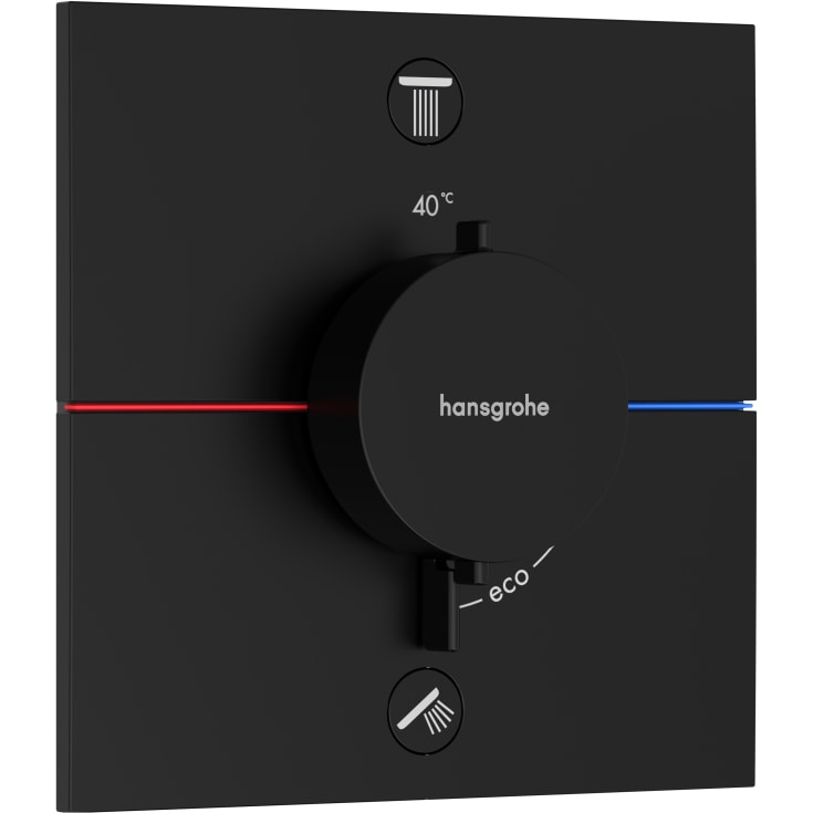 Hansgrohe Pulsify E 260 duschset, vattenbesparande, matt svart