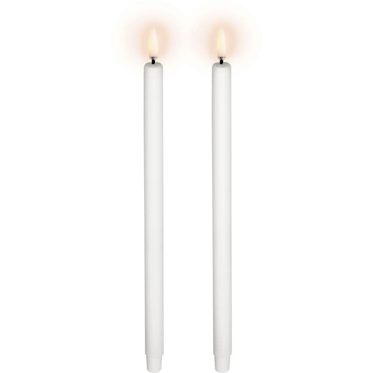 Uyuni LED kronelys, batteri, hvit