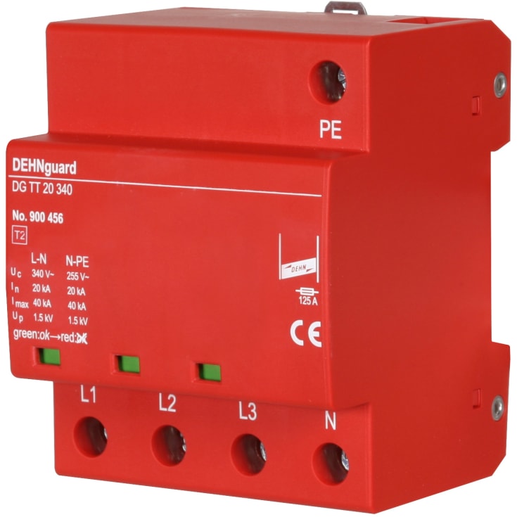 Transientbeskyttelse DEHNguard TT 20 340 type 2 SPD