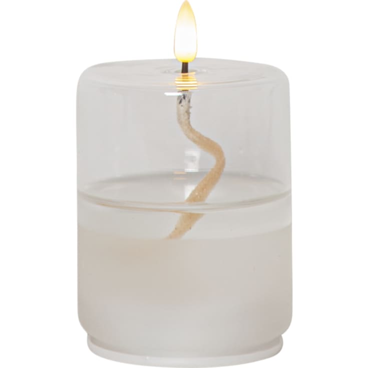 Star Trading Flamme Float LED gele lys 8x13cm