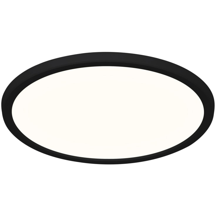 Nordlux Oja Bath plafond, 3-stegs-dämpning, svart, Ø29 cm