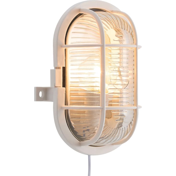 Nordlux Skotlampe oval, hvit