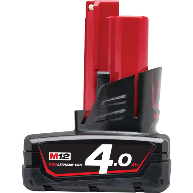 Milwaukee M12 Red Lithium-batteri, 12V/4,0 Ah