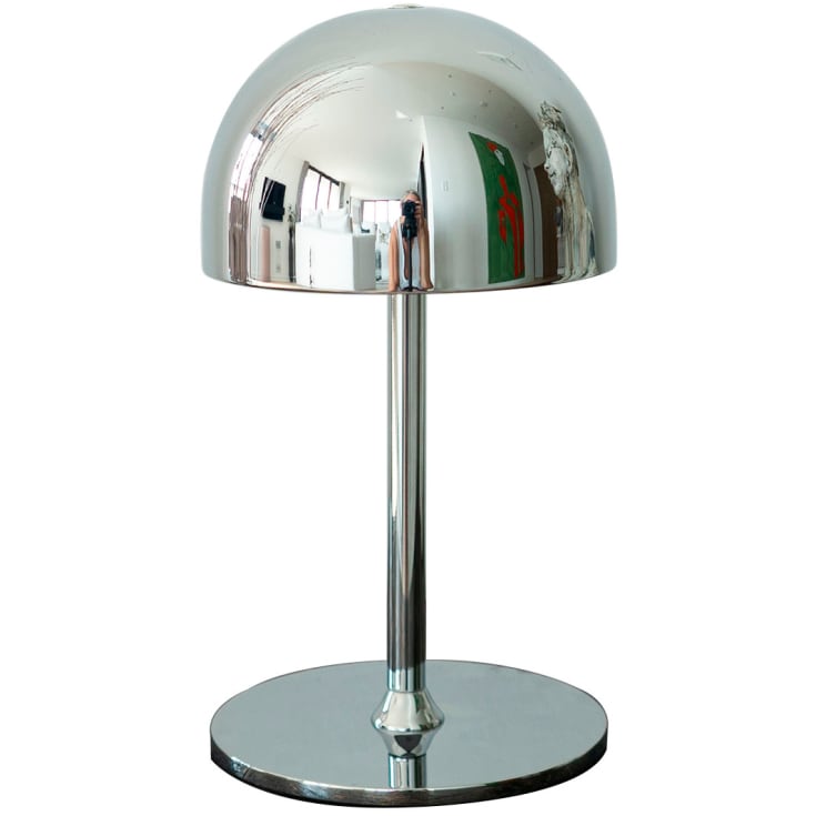 Sirius Tim uppladdningsbar bordslampa, krom, 22 cm