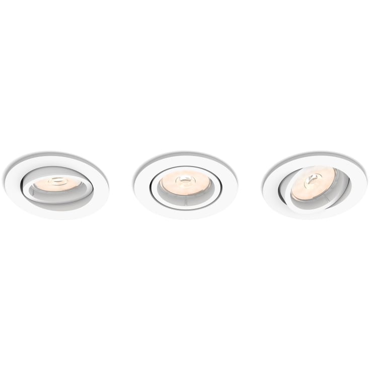 Philips myLiving Enneper downlight, 3-pack