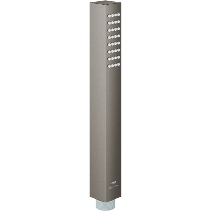 Grohe Aqua Cube hånddusj, vannbesparende, børstet svart krom