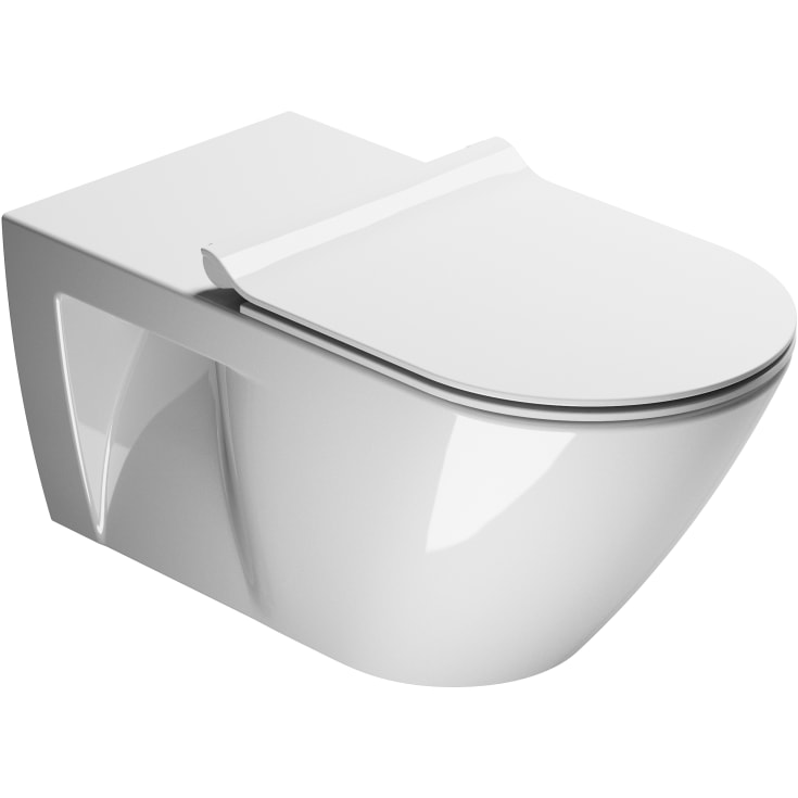 GSI Community væghængt toilet, uden skyllekant, rengøringsvenlig, hvid