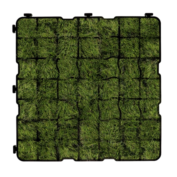 LHI EcoGrid N50 permeable græsarmering, 50x50 cm, sort