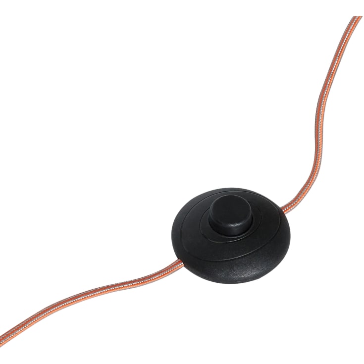 Hübsch Ido gulvlampe, med hjul. Brun