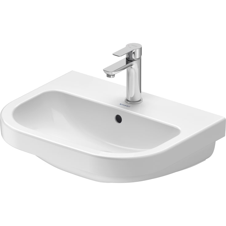 Duravit D-Code tvättställ, 55x43 cm, vit