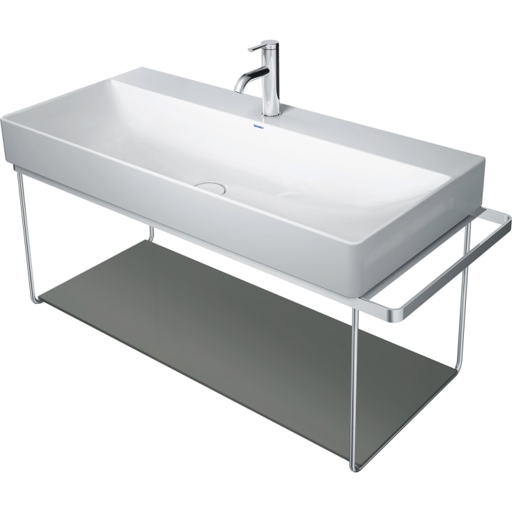 Duravit DuraSquare glashylde, 970x8 mm, grå