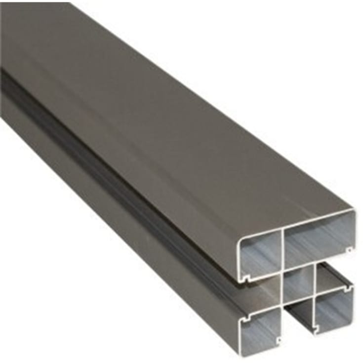 NSH Royal hegnsstolpe, antracitgrå aluminium