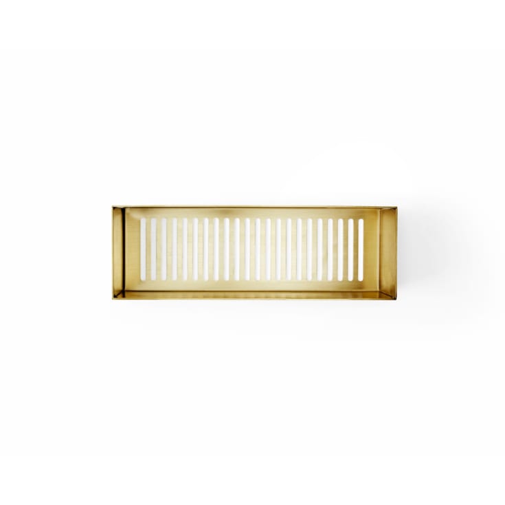 Bastant Design duschhylla, borstad mässing