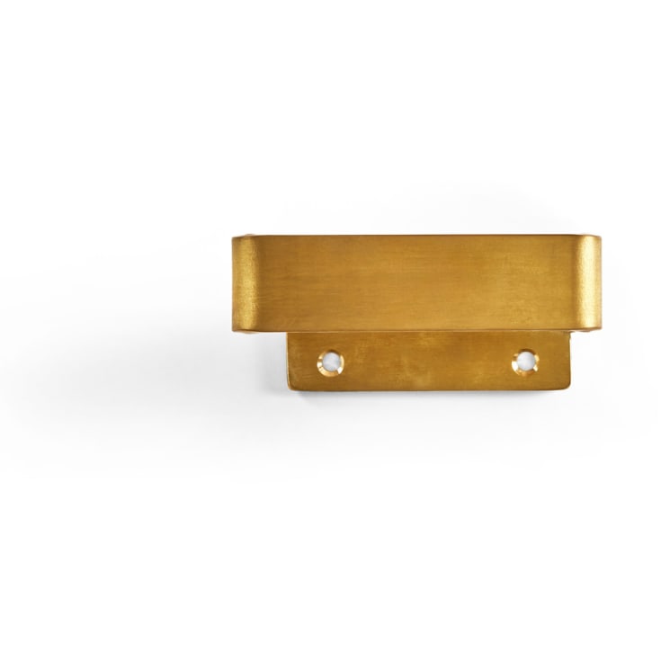 Bastant Design toiletrulleholder, venstre, børstet messing