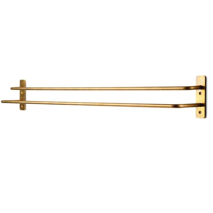 Bastant Design handdukshängare, 80 cm, borstad mässing