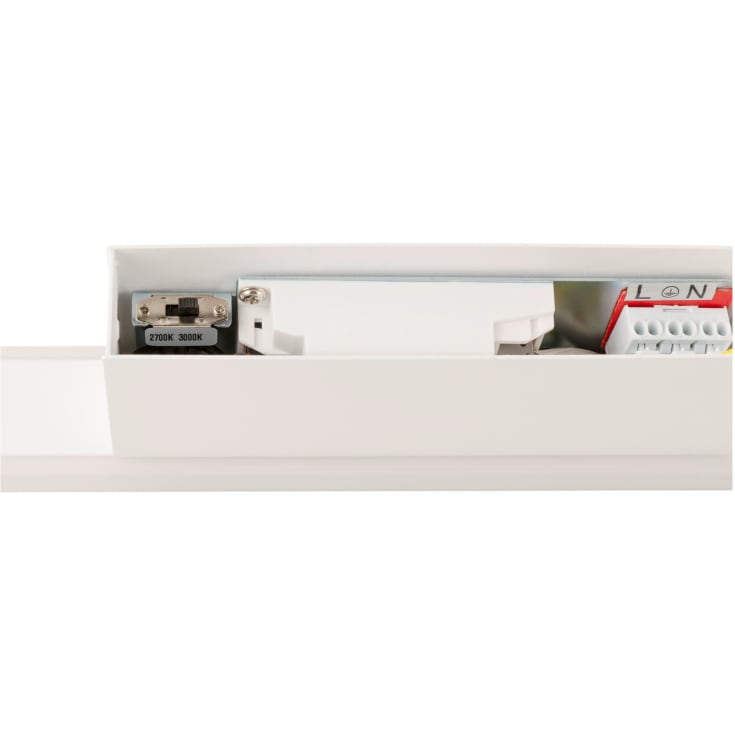 SLV One Linear vägglampa, vit, 70 cm