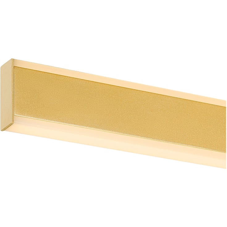 SLV One Linear væglampe, messing, 50 cm