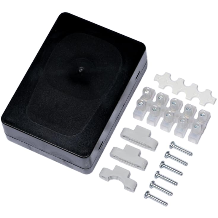 10 stk JA-US 90-01 samledåse, 92x65x28 mm, sort