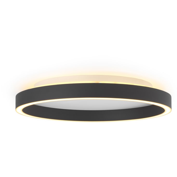 Halo Design Backlight String plafond, svart, Ø50 cm
