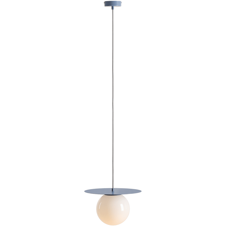 Aldex Loop pendellampa, Ø20 cm, blå
