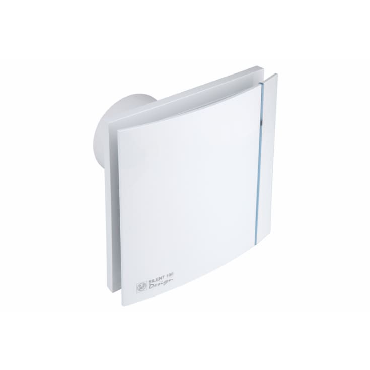 Ventilator Silent 100 CHRZ Design med timer og hygrostat