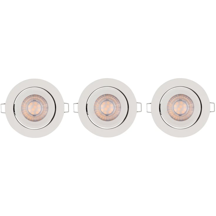 Ledvance Set Adjust downlight, 2700K, 4,9W, hvit, 3-pk