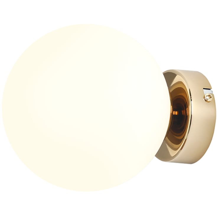 Aldex Ball vägglampa, guld, Ø14 cm
