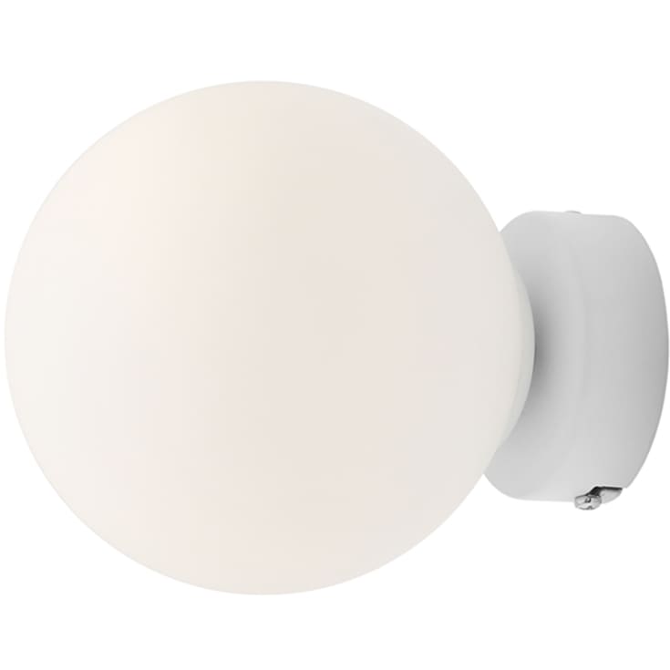 Aldex Ball vegglampe, hvit, Ø14 cm