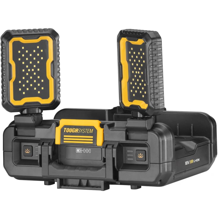 DEWALT Toughsystem 2.0 opbevaringskasse med LED-lamper