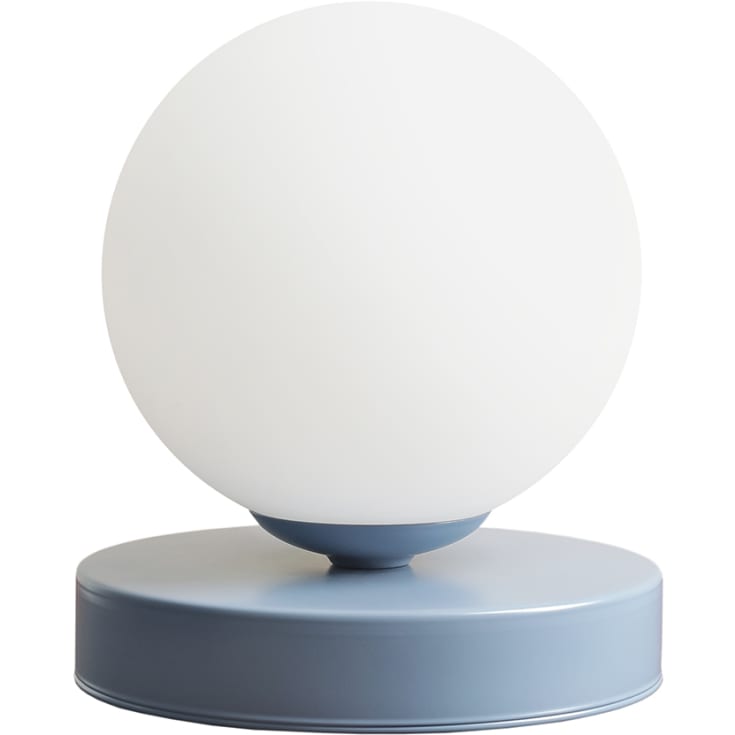 Aldex Ball bordlampe, blå, Ø17 cm