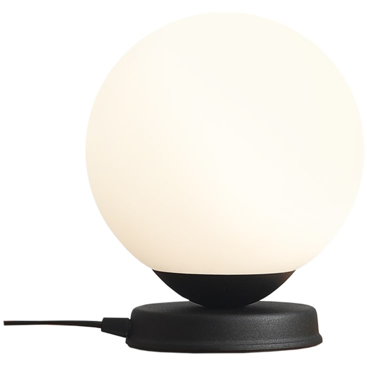 Aldex Ball bordslampa, svart, Ø20 cm