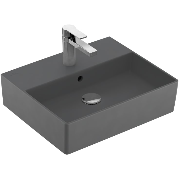 Villeroy & Boch Memento 2.0 tvättställ, 50x42 cm, matt grå