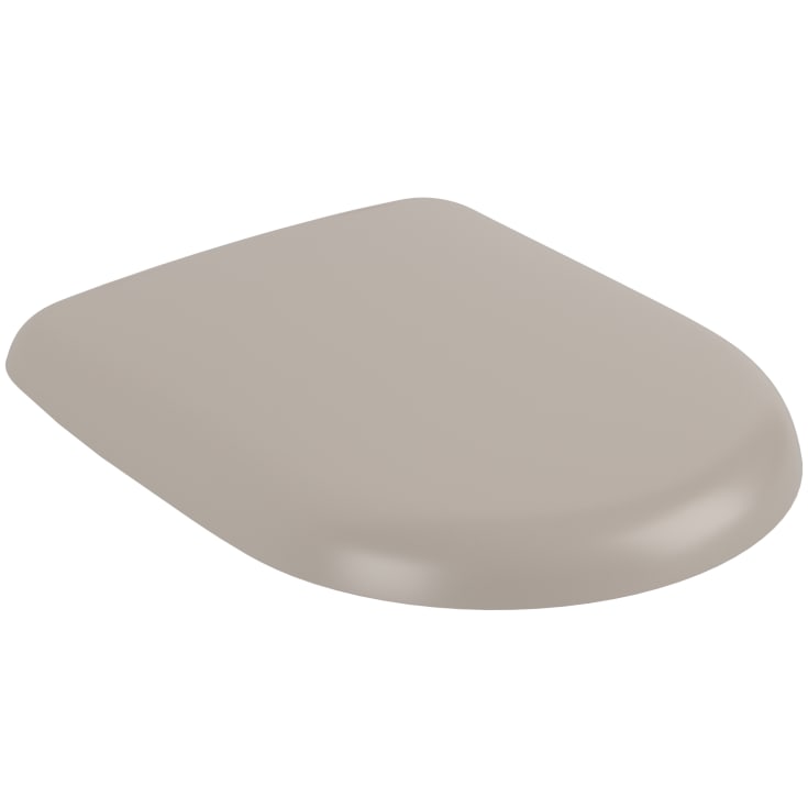 Villeroy & Boch Antao toalettsete, soft close, avtagbar, matt beige