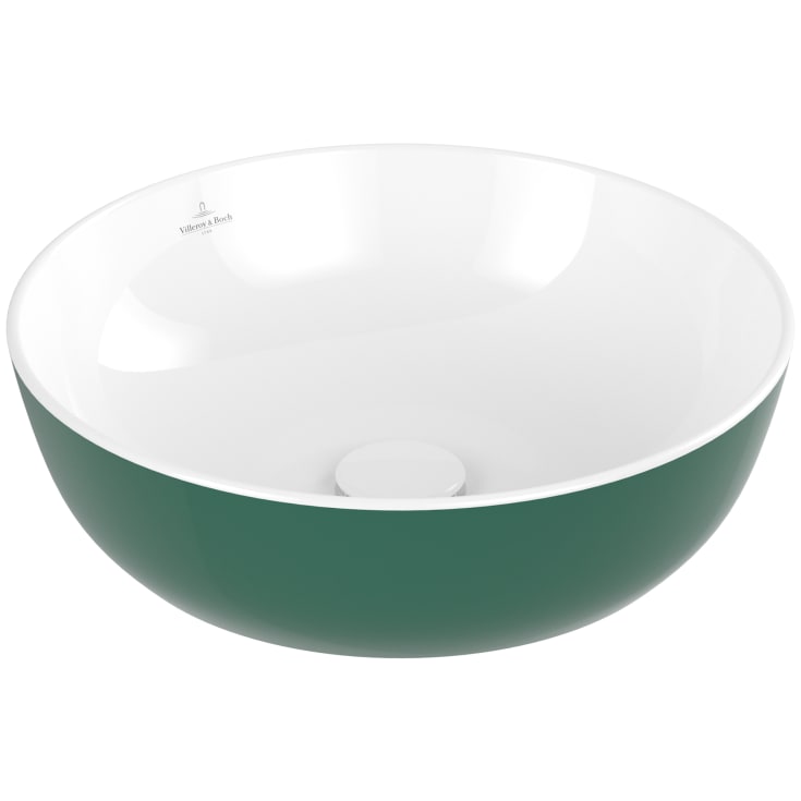 Villeroy & Boch Artis tvättställ, Ø43 cm, mörkgrön