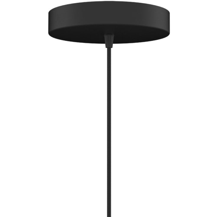 Umage Rosette lamphållar med sladd, svart