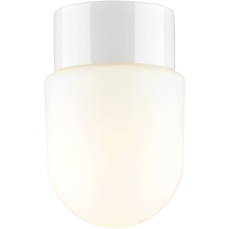 Bastuarmatur Fridhem vit, matt opalglas E27