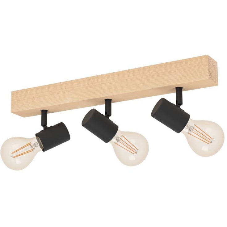 Eglo Townshend 3 spotlampe, 3 pærer, svart