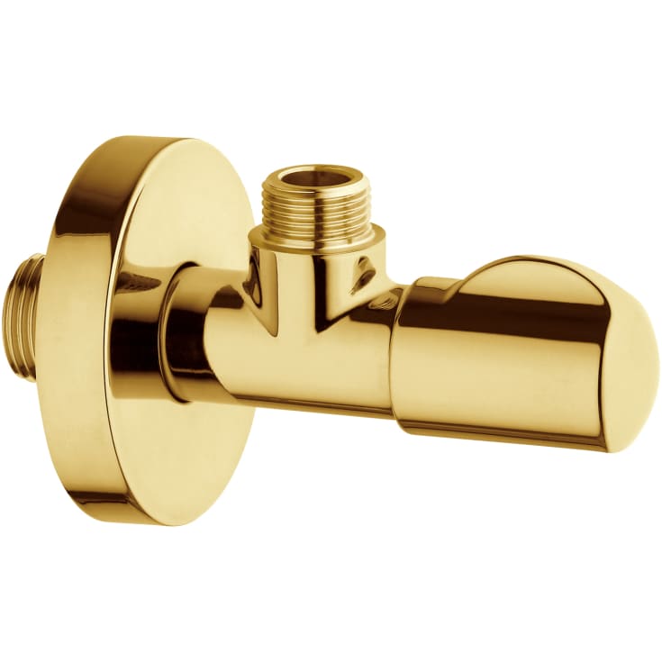 Linea stoppventil 1/2&quot;X3/8 X 49mm W/Rosett Guld
