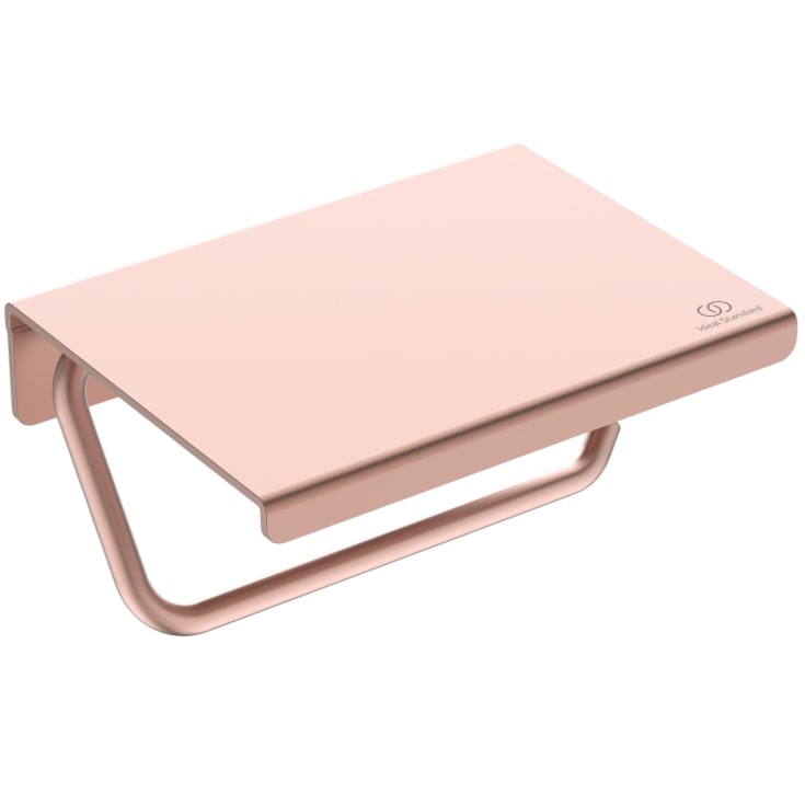 Ideal Standard Alu+ toiletrulleholder, mat rosaguld